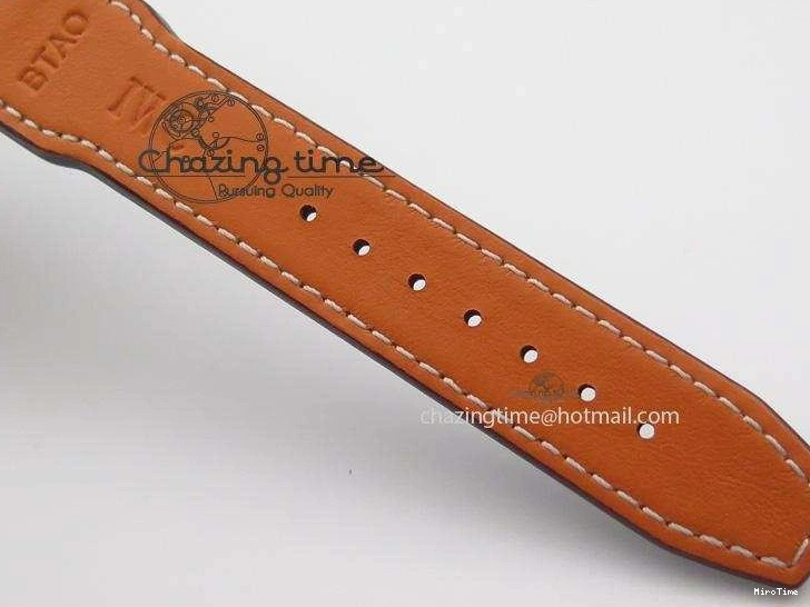 MIROTIME 0219 HighQuality Pilot Chrono 377714 “Le Petit Prince” ZF Best Edition Blue Dial On Brown Leather Strap A 7309